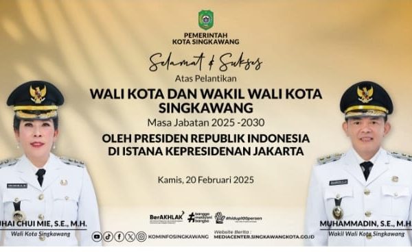 Bupati dan Wakil Bupati Singkawang Periode 2025-2030